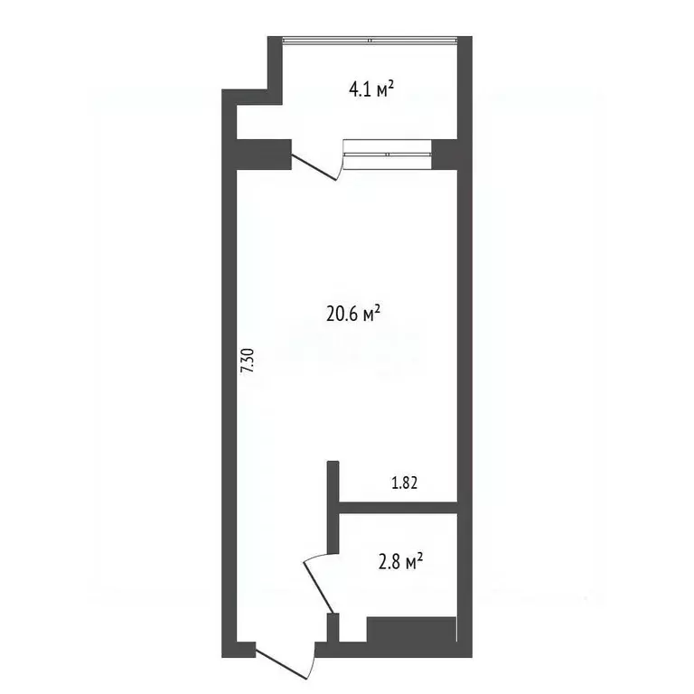 Студия Крым, Феодосия муниципальный округ, Коктебель пгт ул. ... - Фото 1