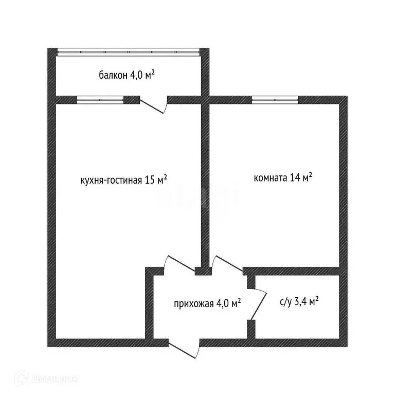 Продаётся 1-к квартира, 35.6 м - Фото 0