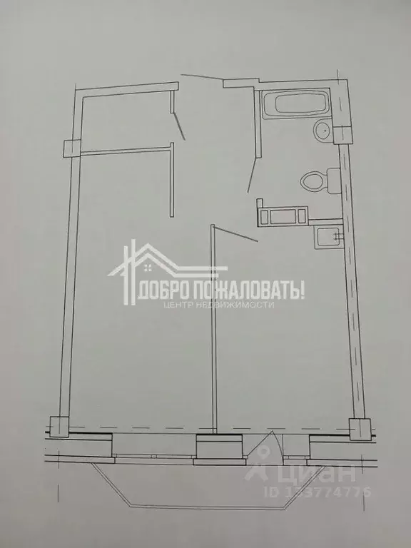 2-к кв. Хакасия, Абакан Вокзальная ул., 16 (38.9 м) - Фото 2