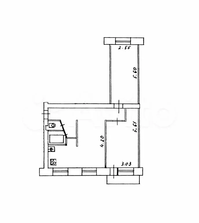 3-к. квартира, 60 м, 4/5 эт. - Фото 0