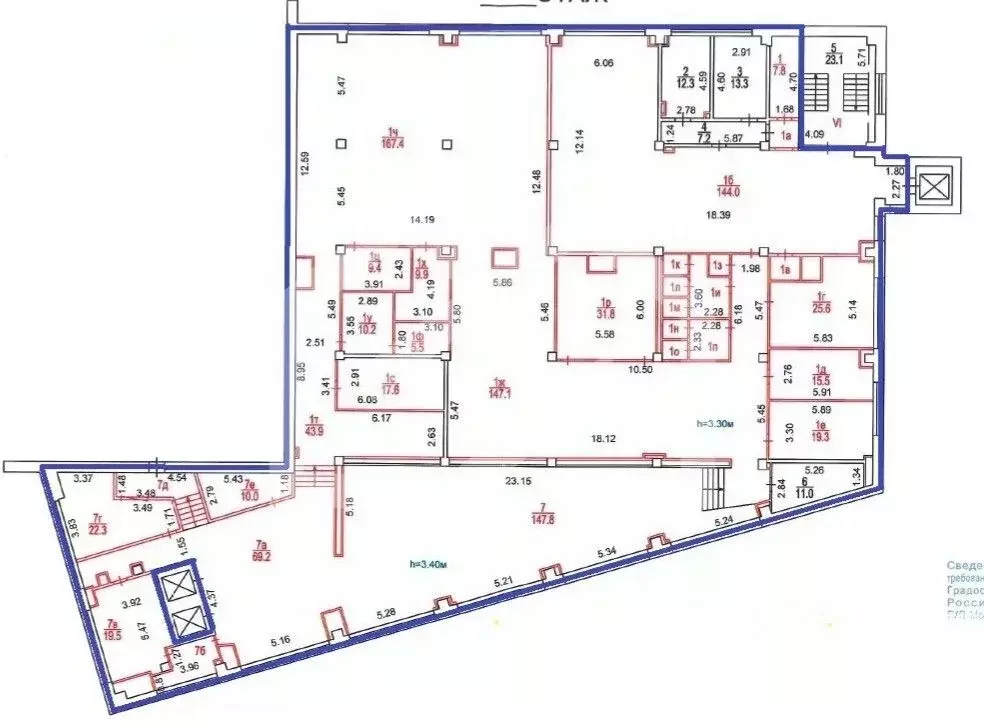 Помещение свободного назначения в Москва ул. Шаболовка, 31С5 (1013 м) - Фото 2