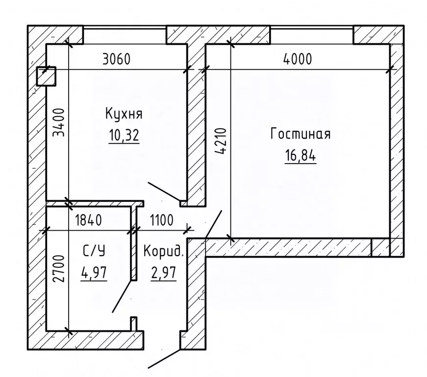 1-к кв. Кабардино-Балкария, Нальчик ул. Солнечная, 126 (35.35 м) - Фото 1