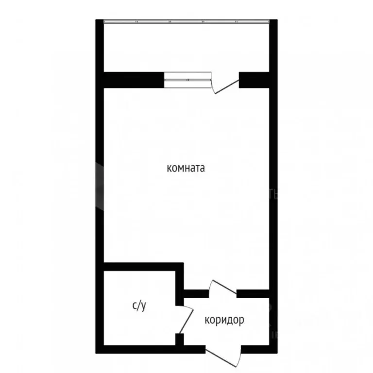 Студия Тюменская область, Тюмень ул. Мельникайте, 63 (15.0 м) - Фото 2