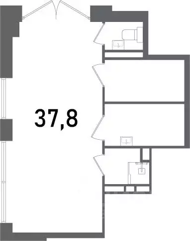 Помещение свободного назначения в Москва 2-й Павелецкий проезд, 7 (38 ... - Фото 2