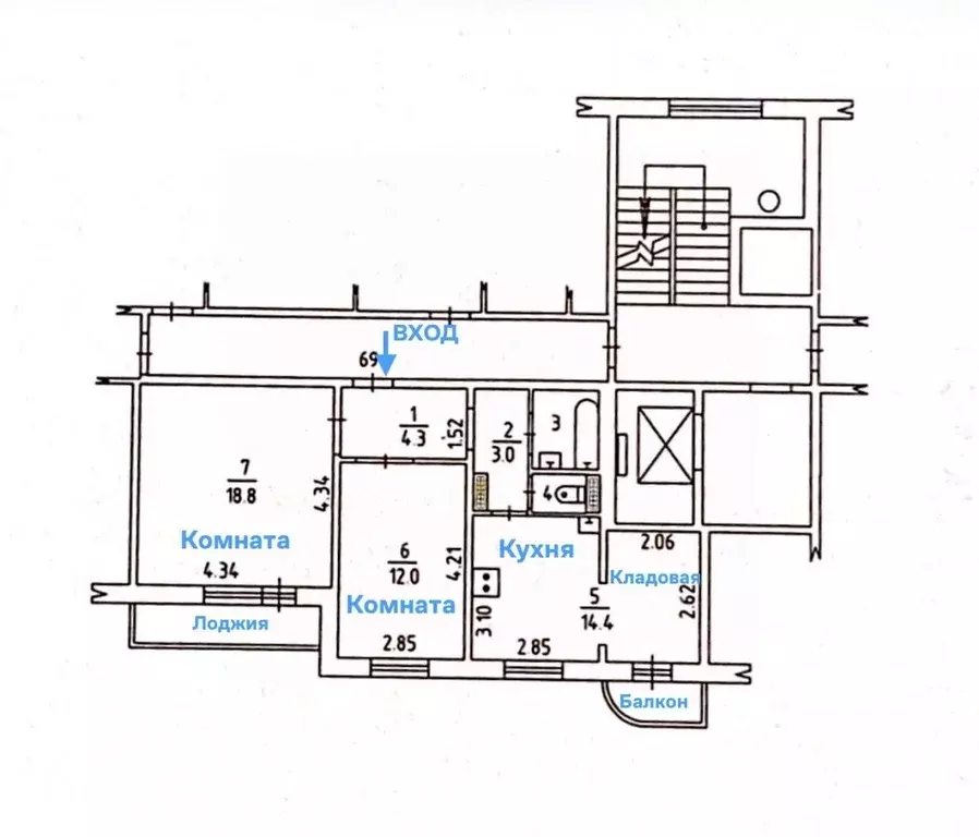 2-к кв. Пермский край, Пермский муниципальный округ, с. Гамово ул. 50 ... - Фото 2