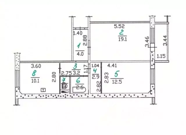 2-к кв. Орловская область, Орел Наугорское ш., 74 (59.4 м) - Фото 0