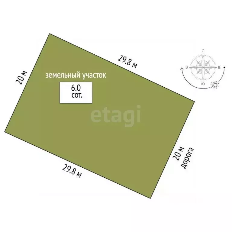 Участок в Крым, Ленинский район, Семисотское с/пос, с. Каменское ул. ... - Фото 2