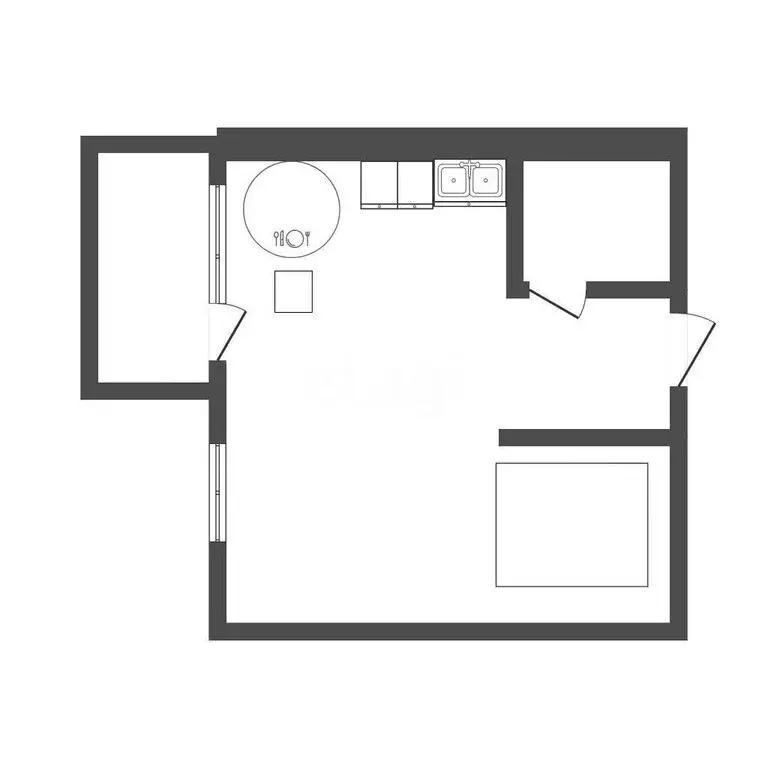 1-комнатная квартира: Иркутск, улица Якоби, 6 (37.6 м) - Фото 1
