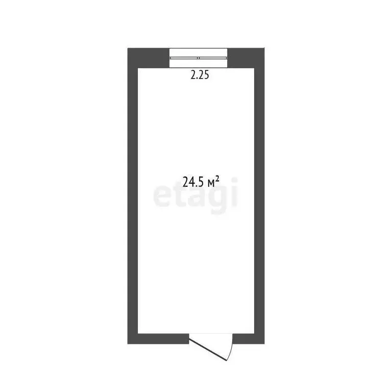 Квартира-студия: Ульяновск, улица Защитников Отечества, 19 (24.5 м) - Фото 1