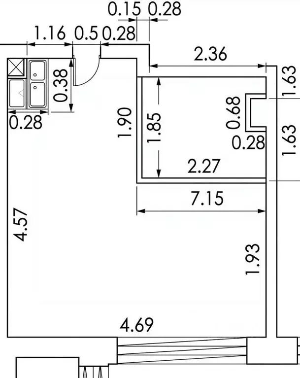 Студия Московская область, Одинцовский городской округ, Заречье пгт ... - Фото 2