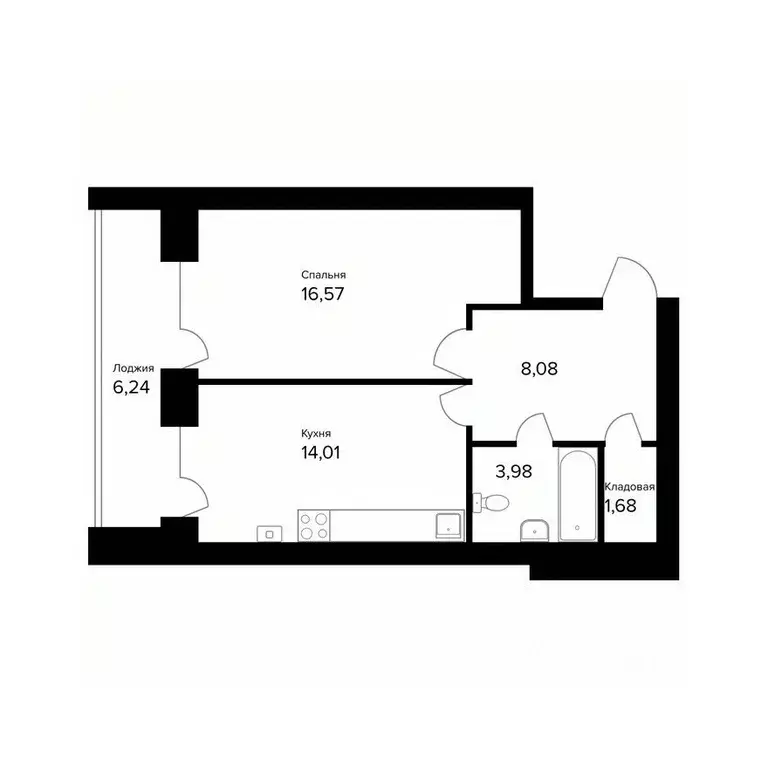 1-к кв. Ярославская область, Ярославль пос. Норское, Норские ... - Фото 1