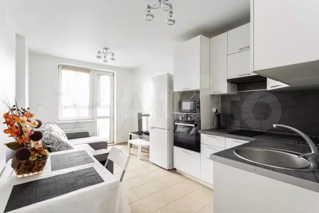 1-к. квартира, 40 м, 4/25 эт. - Фото 1