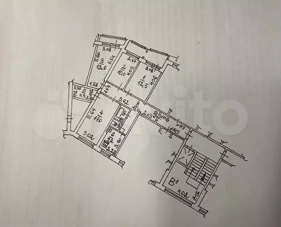 4-к. квартира, 87 м, 2/9 эт. - Фото 0