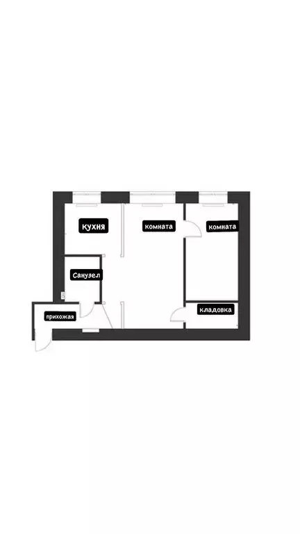 2-комнатная квартира: Рыбинск, улица Свободы, 1 (44 м) - Фото 2