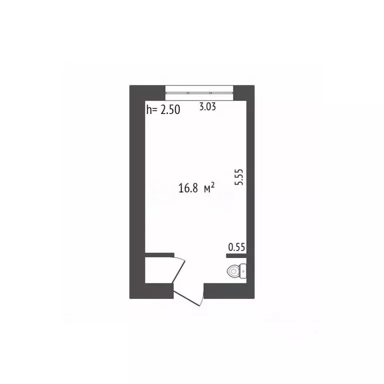Комната Брянская область, Брянск ул. Академика Королева, 12 (16.8 м) - Фото 2