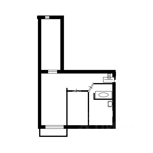 3-к кв. Татарстан, Зеленодольск ул. Комарова, 32 (59.2 м) - Фото 1