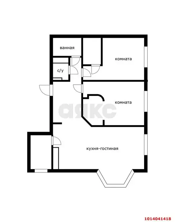 2-комнатная квартира: Краснодар, улица Строителей, 21 (90 м) - Фото 0