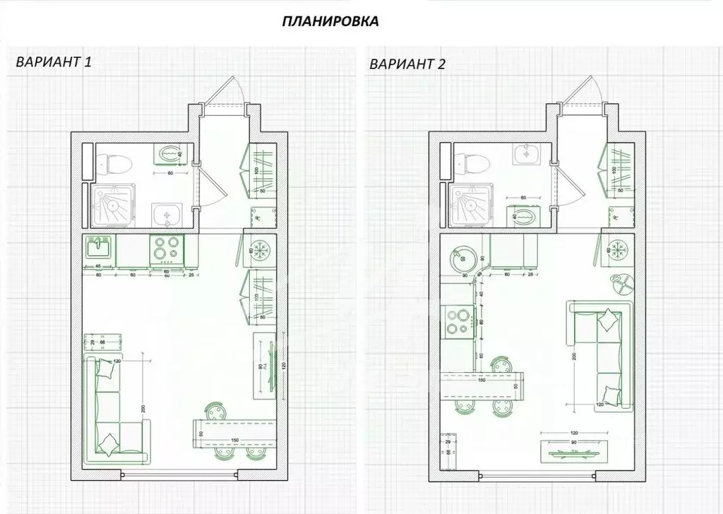 Студия Москва Олонецкая ул., 6 (23.2 м) - Фото 1