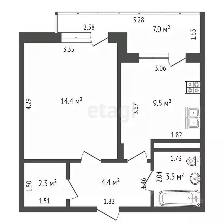 1-к кв. Краснодарский край, Анапа муниципальный округ, с. Сукко ул. ... - Фото 2