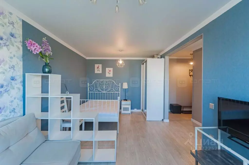 1-к кв. Татарстан, Казань ул. Татарстан, 43А (30.5 м) - Фото 1
