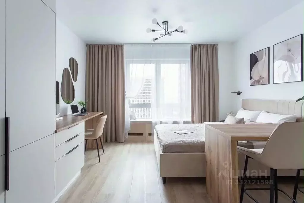 Студия Москва 2-й Нагатинский проезд, 2/3 (25.0 м) - Фото 1
