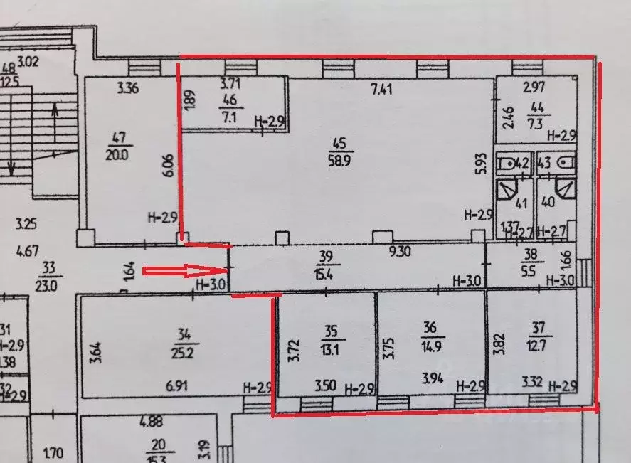 Офис в Пермский край, Пермь Комсомольский просп., 54 (144 м) - Фото 2