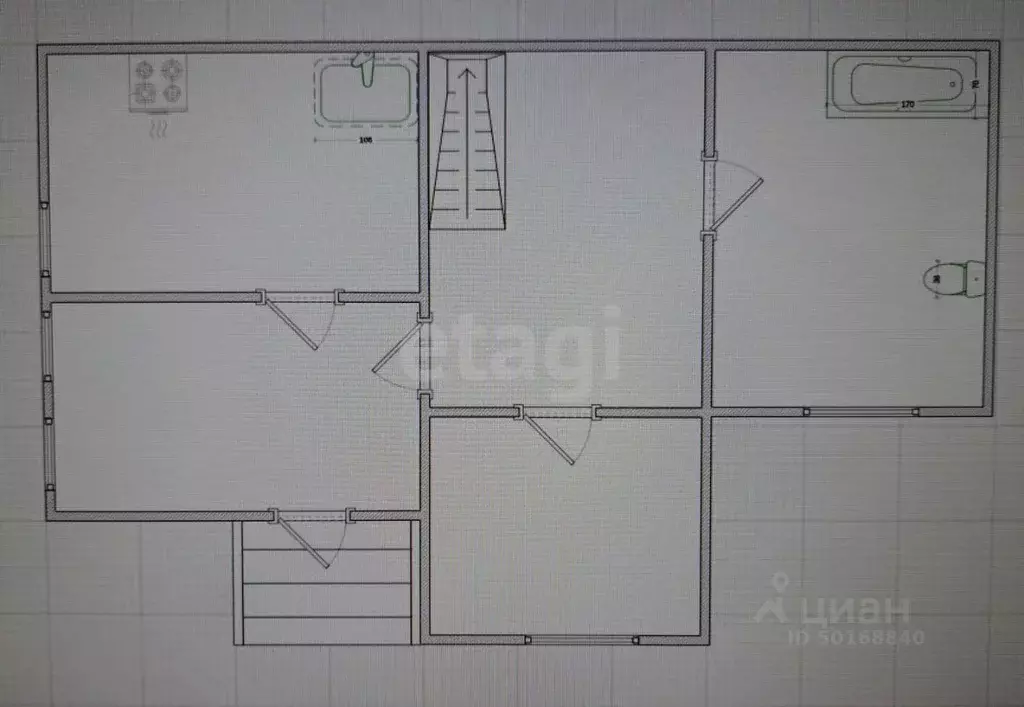 Дом в Саратовская область, Балашов Малая Революционная ул., 46 (170 м) - Фото 2