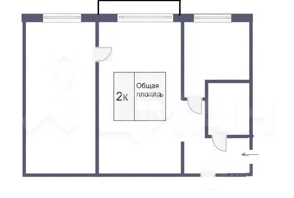 2-к кв. Хакасия, Абакан ул. Лермонтова, 10 (48.0 м) - Фото 2