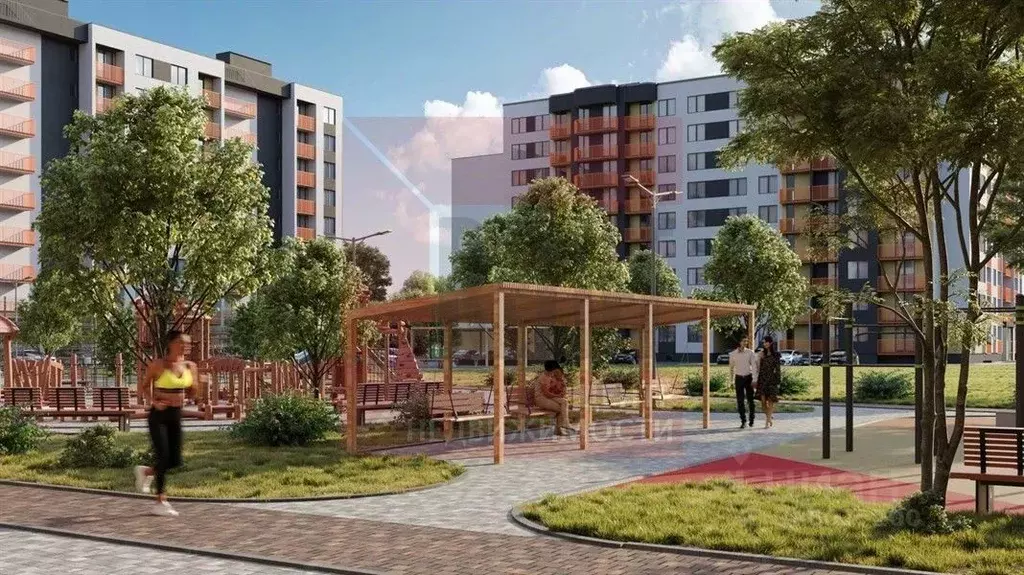 1-к кв. Калининградская область, Калининград Тихорецкая ул., 16Ак3 ... - Фото 1