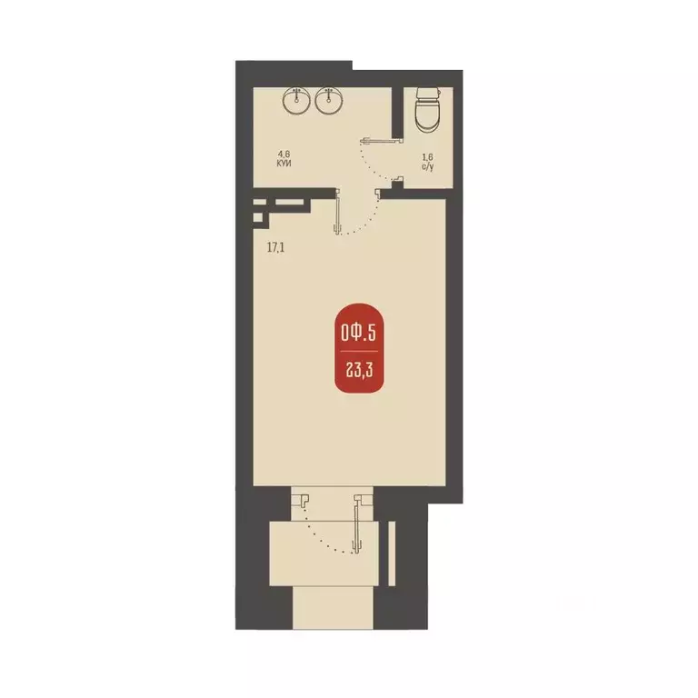 Помещение свободного назначения в Томская область, Томск ул. Косарева, ... - Фото 1