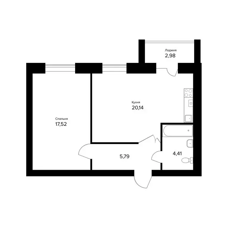 1-комнатная квартира: Ярославль, улица Александра Додонова, 10к3 ... - Фото 0