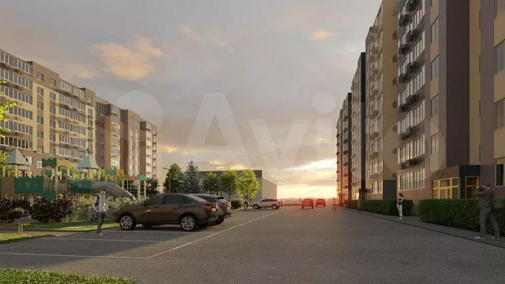 1-к. квартира, 44,1 м, 1/9 эт. - Фото 1