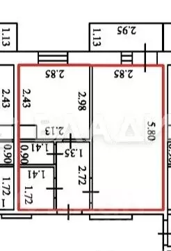 1-к кв. Бурятия, Улан-Удэ ул. Борсоева, 77 (32.0 м) - Фото 2