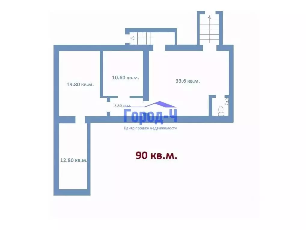 Торговая площадь в Чувашия, Чебоксары просп. Ленина, 38 (90 м) - Фото 1