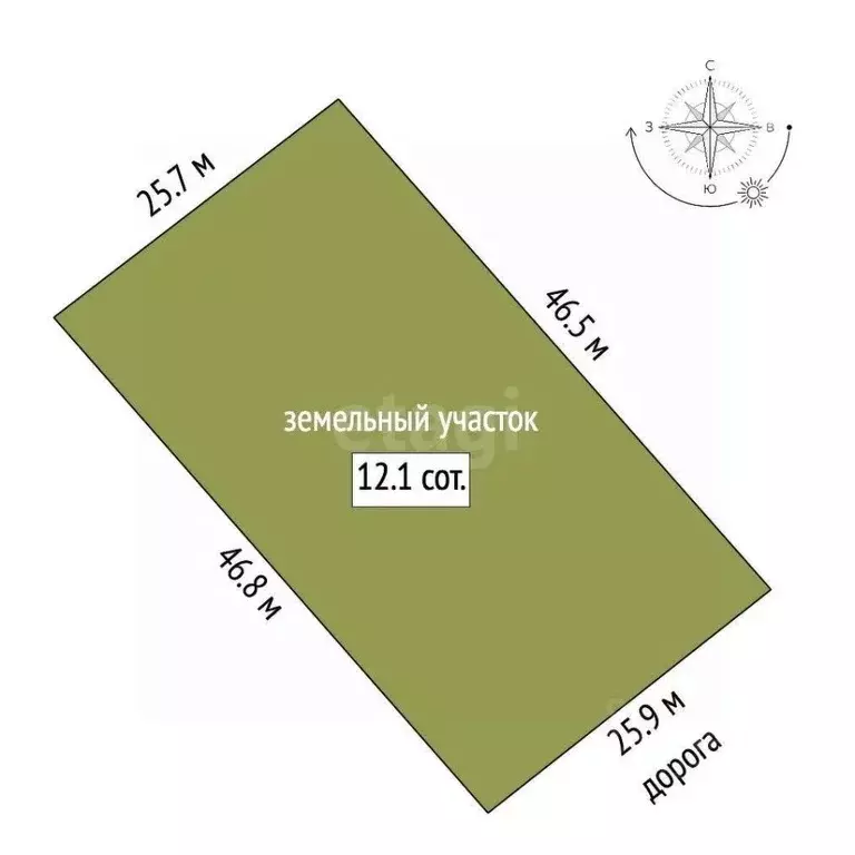 Участок в Костромская область, Шарья Лесная ул. (12.0 сот.) - Фото 1