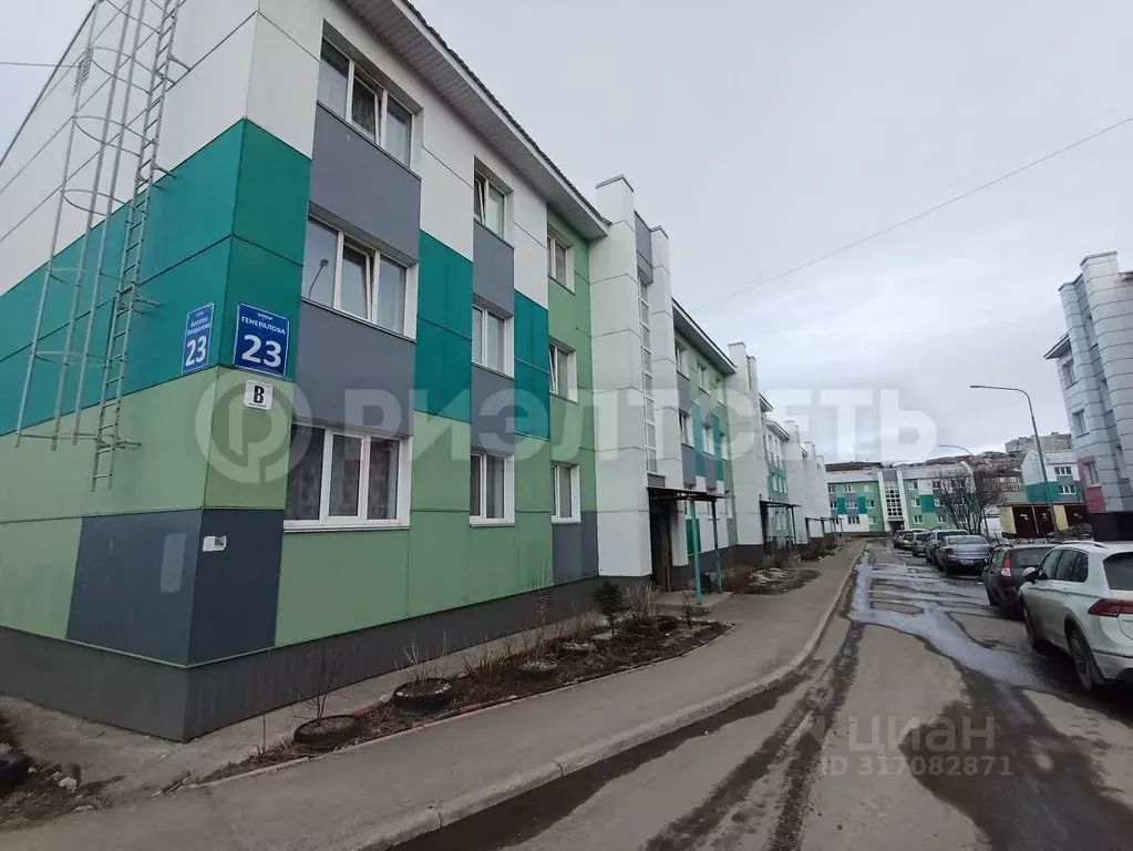 2-к кв. Мурманская область, Мурманск ул. Алексея Генералова, 23 (45.9 ... - Фото 0
