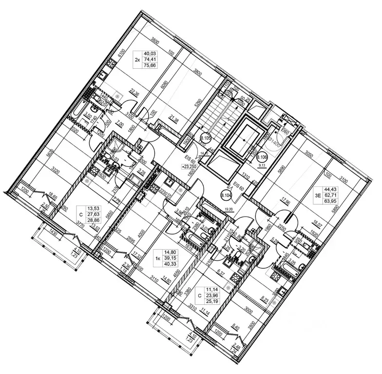 2-к кв. Санкт-Петербург Ремесленная ул., 15 (64.6 м) - Фото 2