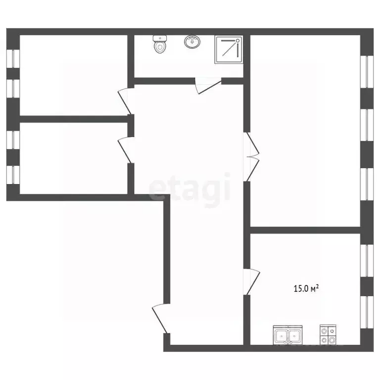 3-к кв. Костромская область, Кострома Пантусово мкр, бул. Михалевский, ... - Фото 1