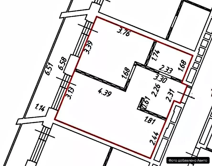 1-к кв. Москва Автозаводская ул., 26/1 (41.0 м) - Фото 1