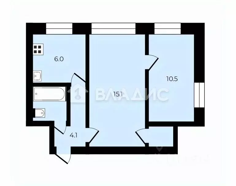 2-к кв. Московская область, Ивантеевка Пушкинский городской округ, ... - Фото 2