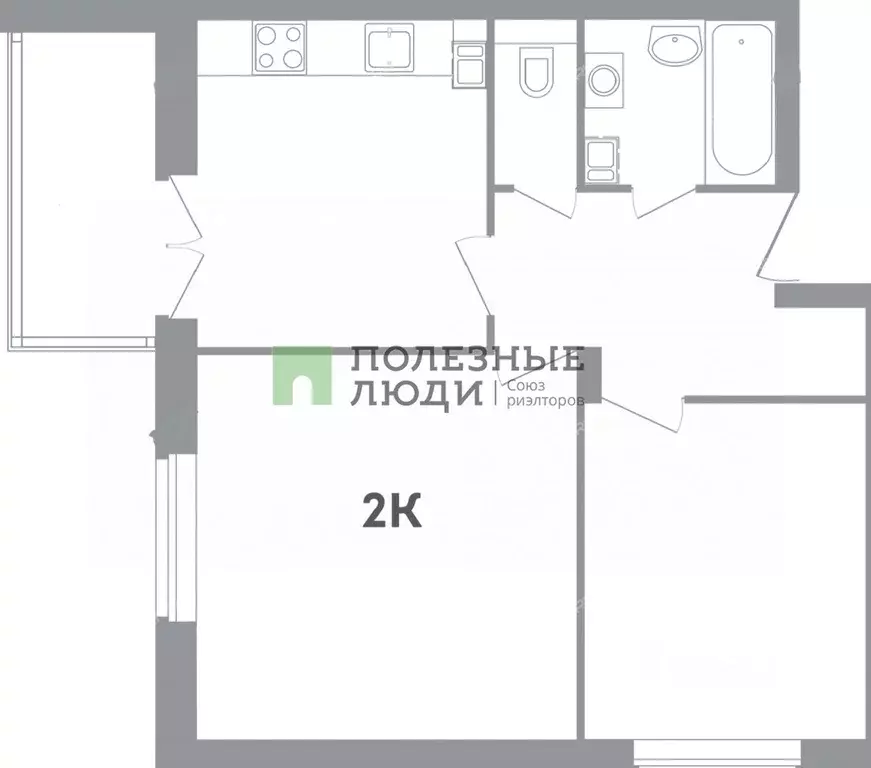 2-к кв. Орловская область, Орел Артельный пер., 22 (54.5 м) - Фото 2
