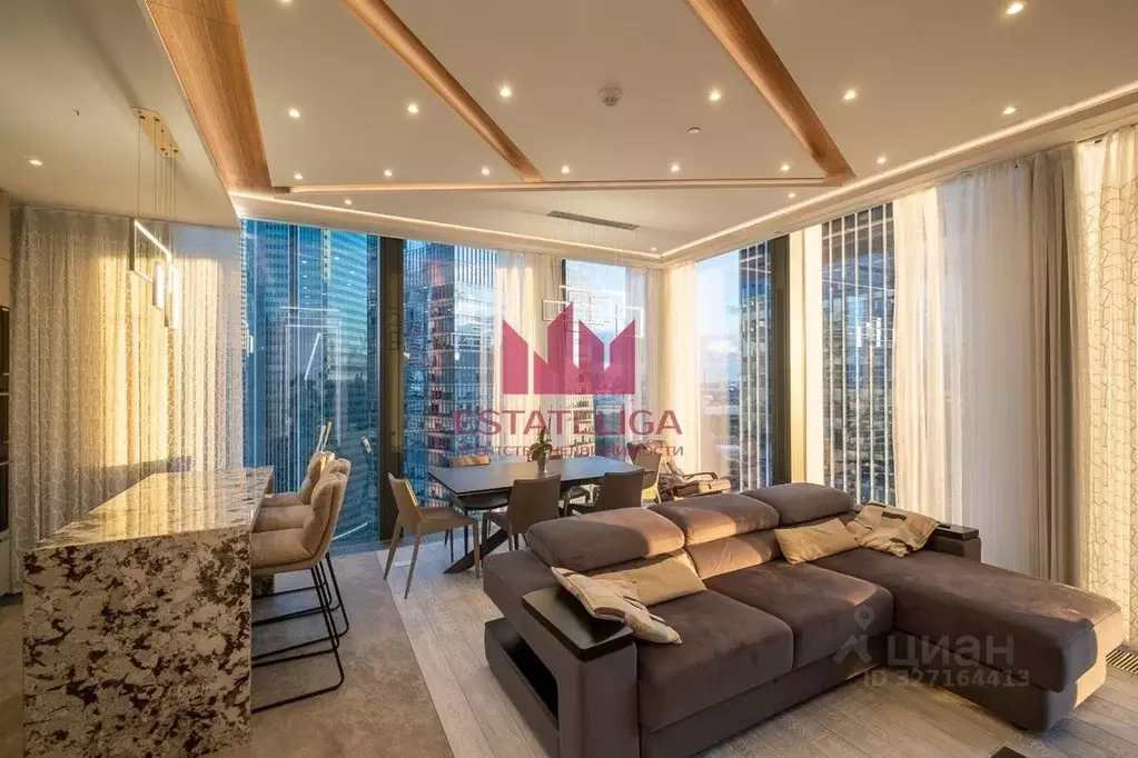 3-к кв. Москва 1-й Красногвардейский проезд, 22с2 (94.0 м) - Фото 2