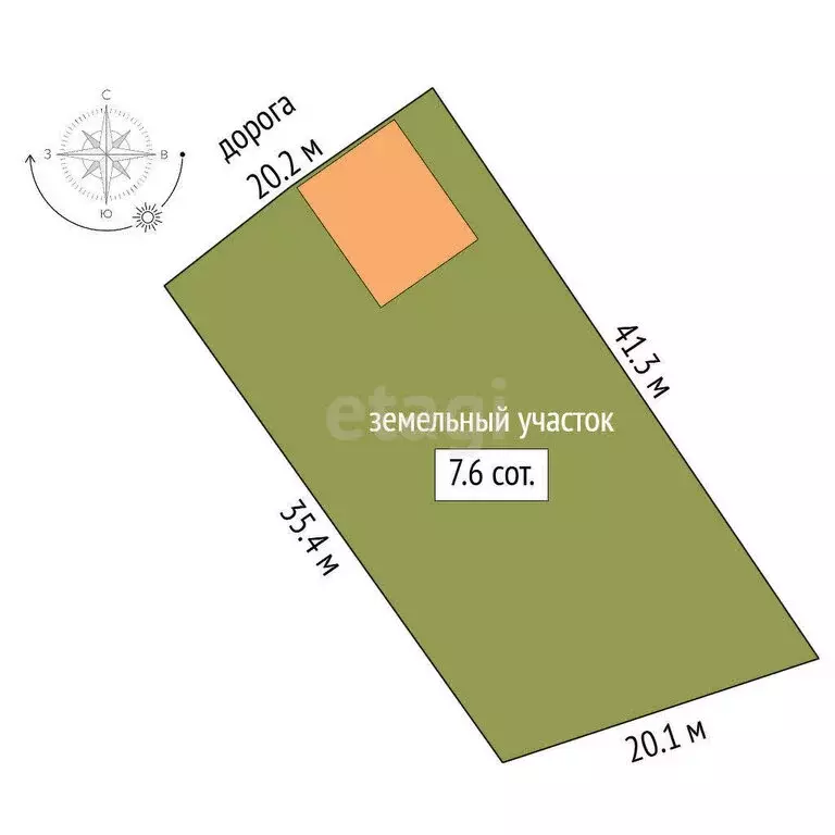 Дом в Ялуторовск, Тюменская улица (35.4 м) - Фото 2