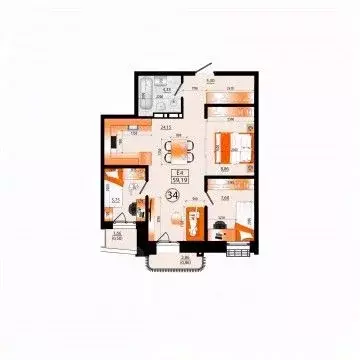 2-к кв. Приморский край, Владивосток ул. Капитана Шефнера (59.19 м) - Фото 1