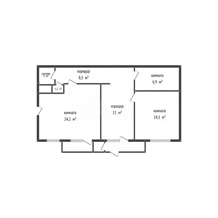 2-к кв. Краснодарский край, Новороссийск Цемдолина тер., ул. ... - Фото 2