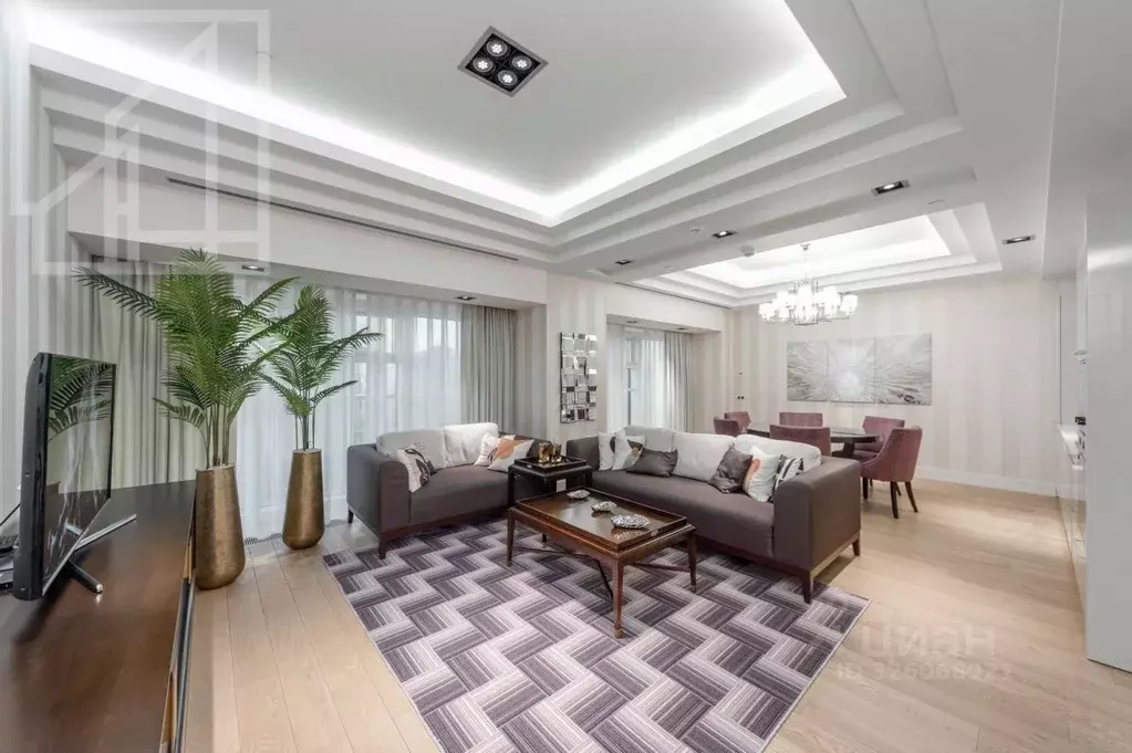 2-к кв. Москва 1-й Красногвардейский проезд, 15 (108.0 м) - Фото 1