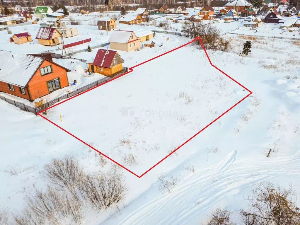 Участок в Томская область, Томский район, д. Барабинка пер. Лесной ... - Фото 1