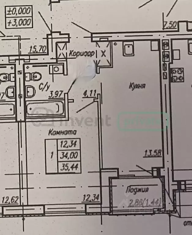 1-к кв. Калининградская область, Калининград ул. Сержанта Мишина, 81к2 ... - Фото 1