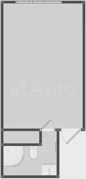 Квартира-студия, 18,5 м, 2/25 эт. - Фото 0