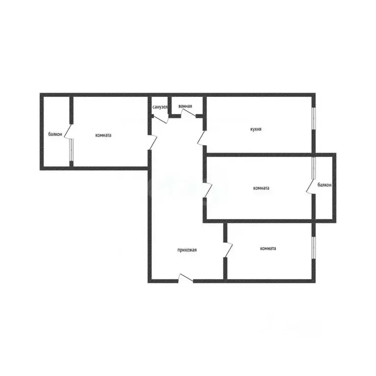 3-к кв. Смоленская область, Смоленск ул. Гарабурды, 25а (83.1 м) - Фото 2